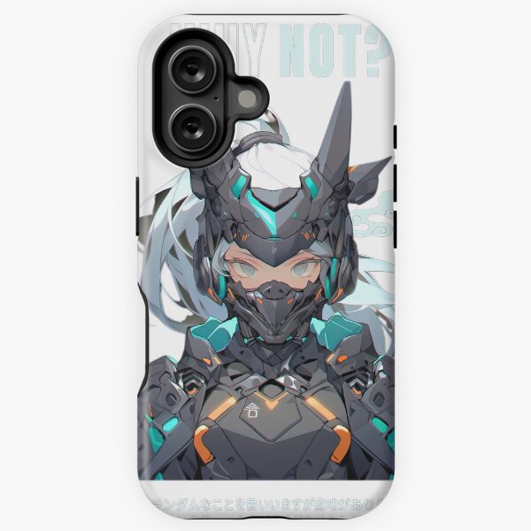 Item preview, why not blue cyberpunk anime girl designed and sold by karpuz-design.