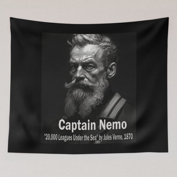 Item preview, Deep Sea Voyager: An AI Tribute to Captain Nemo designed and sold by JLCableStudio.