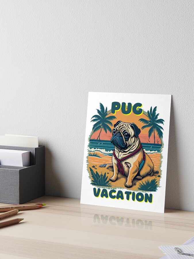 Pug sunglasses Art Board Print for Sale by Pug-Obsession