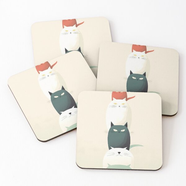 Item preview, Minimalist Cats: Aesthetic of Dark Humor designed and sold by Piotrek0001.
