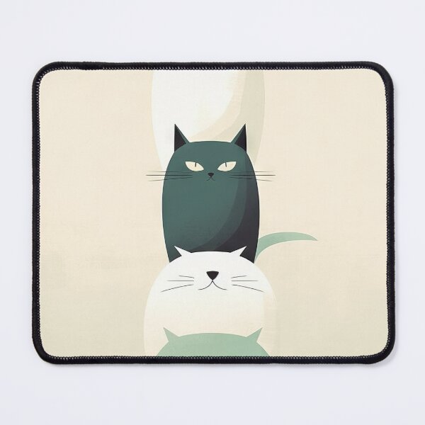 Item preview, Minimalist Cats: Aesthetic of Dark Humor designed and sold by Piotrek0001.