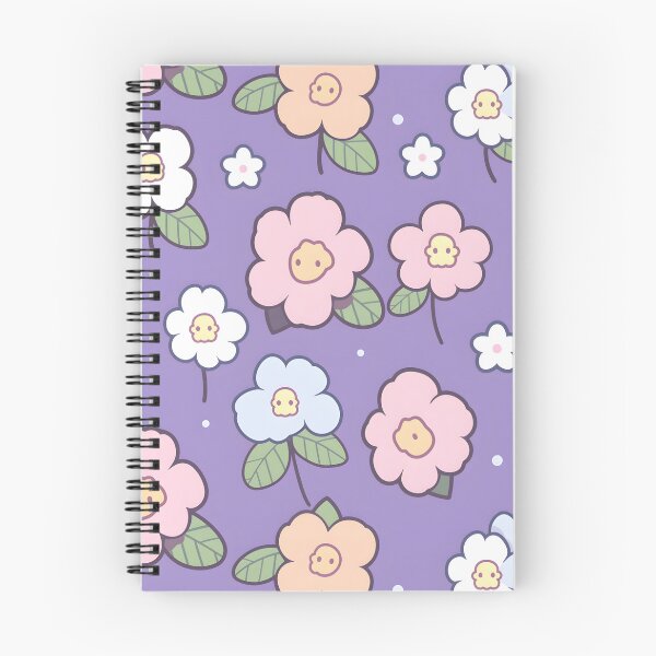 Aperçu de l'œuvre Fleurs japonaises pastel minimalistes kawaii | Fleurs Kawaii | Fleur mignonne créée et vendue par BoredF.