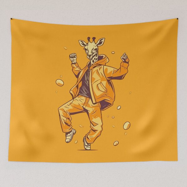 Item preview, Hip Hop Dancing Giraffe designed and sold by Amir Faysal.