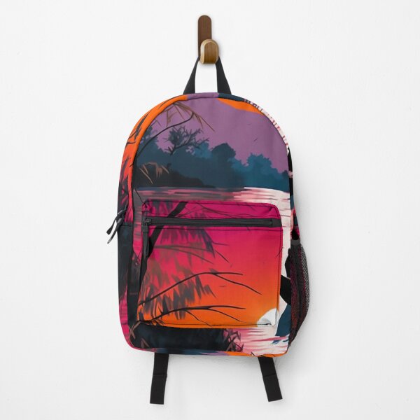 Item preview, Mystic Twilight: Captivating Mekong River Silhouettes designed and sold by OdysseyArtworks.