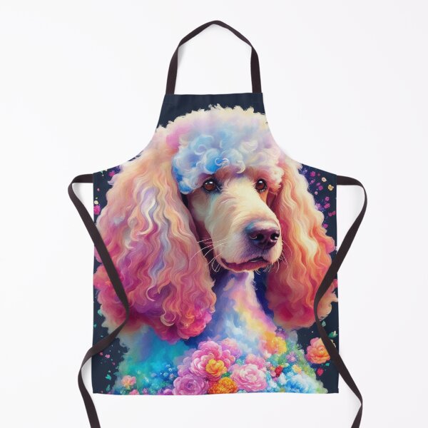Item preview, Poodle With Flowers Art Inspired By Dog Breeds designed and sold by CDC40.