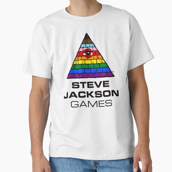 Item preview, Steve Jackson Games Rainbow EIP Pride Shirt designed and sold by SJ-Games.