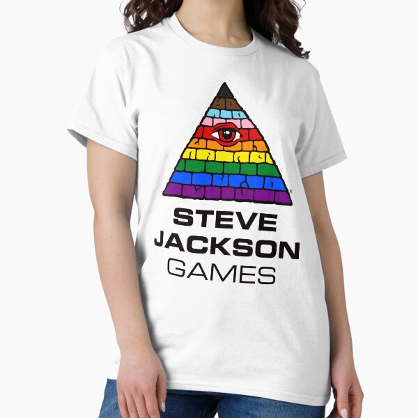 Item preview, Steve Jackson Games Rainbow EIP Pride Shirt designed and sold by SJ-Games.