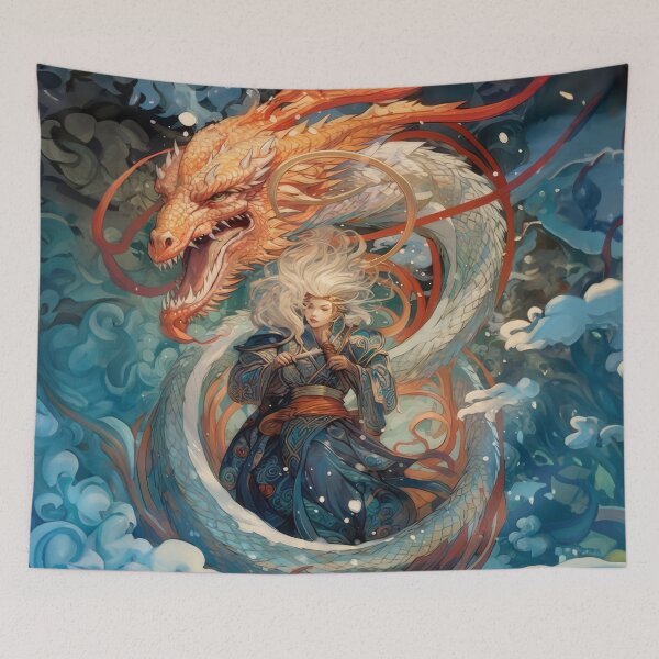 Item preview, Winter Dragon and Goddess designed and sold by Kim Kanger.