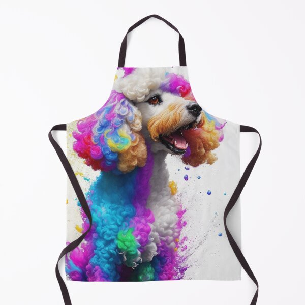 Item preview, Poodle With Paint Splashes Art Inspired By Dog Breeds designed and sold by CDC40.