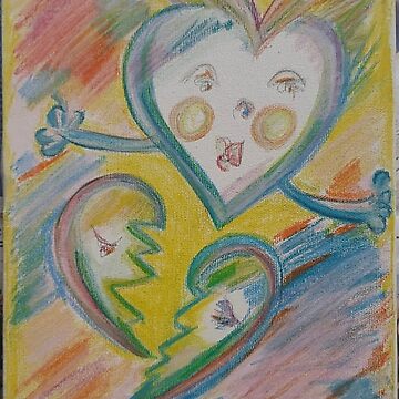 Vorschaubild zum Design Herzen der neuen Zeit bunt und mystische Gesichter von Klonen-Kunst