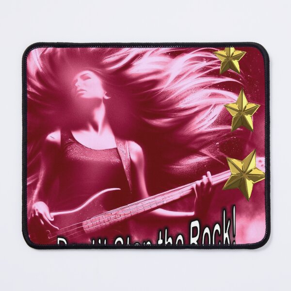 Item preview, Girl guitarist plays guitar rock music lively and exciting in purple shade designed and sold by JaroDesign2023.