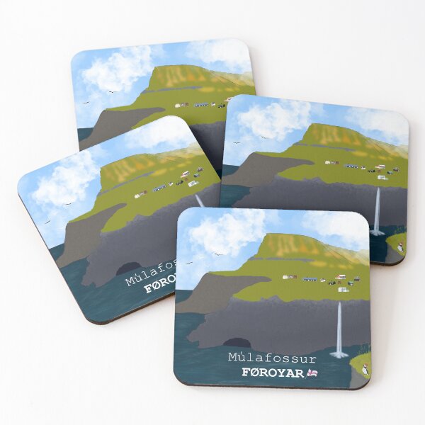 Item preview, Mulafossur waterfall designed and sold by ArtbyAnnikaj.