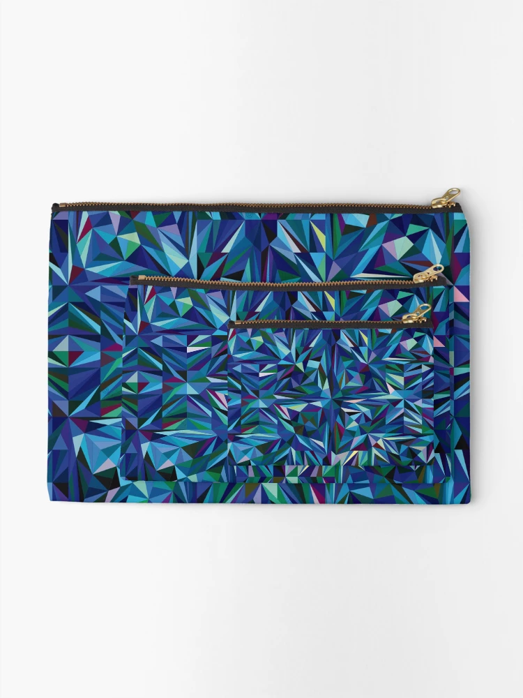 Thumbnail 2 of 4, Zipper Pouch, Triangles In Motion designed and sold by Genson.