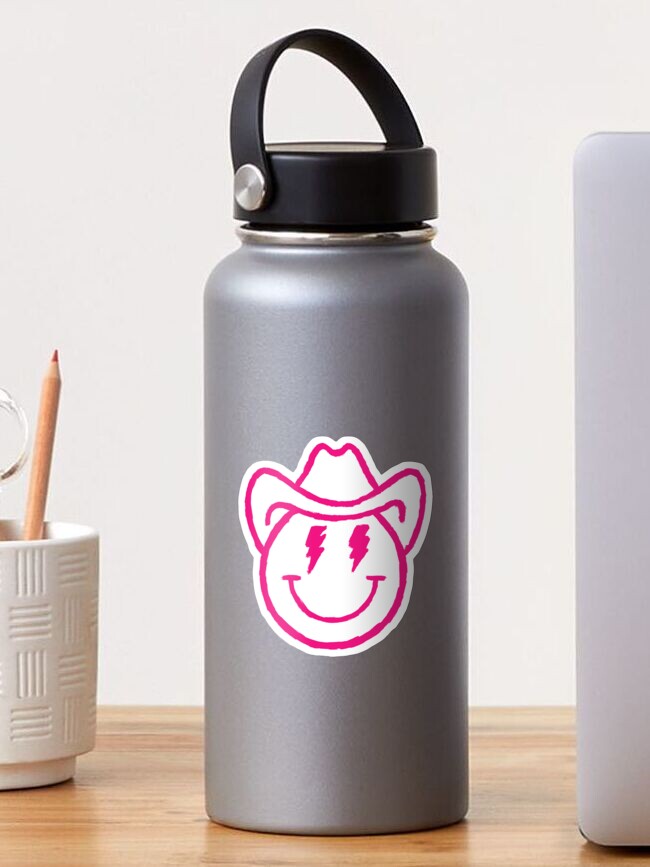 Cowboy Smiley Face Handle Tumbler