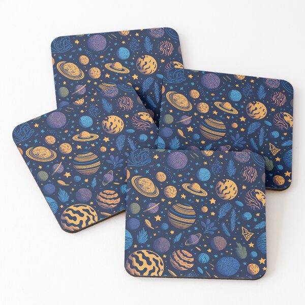 Item preview, Space, Planets and Stars designed and sold by HatiDesign.