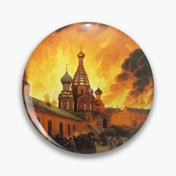 Aperçu de l'œuvre Le Kremlin brûle 3 créée et vendue par Kim Kanger.