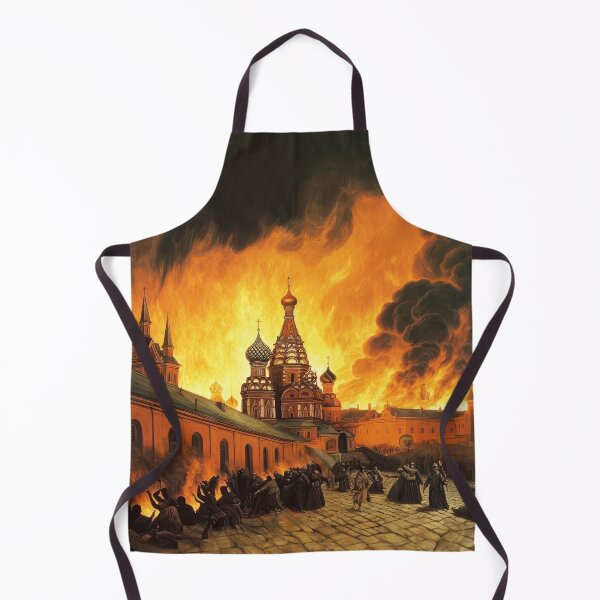 Aperçu de l'œuvre Le Kremlin brûle 3 créée et vendue par Kim Kanger.