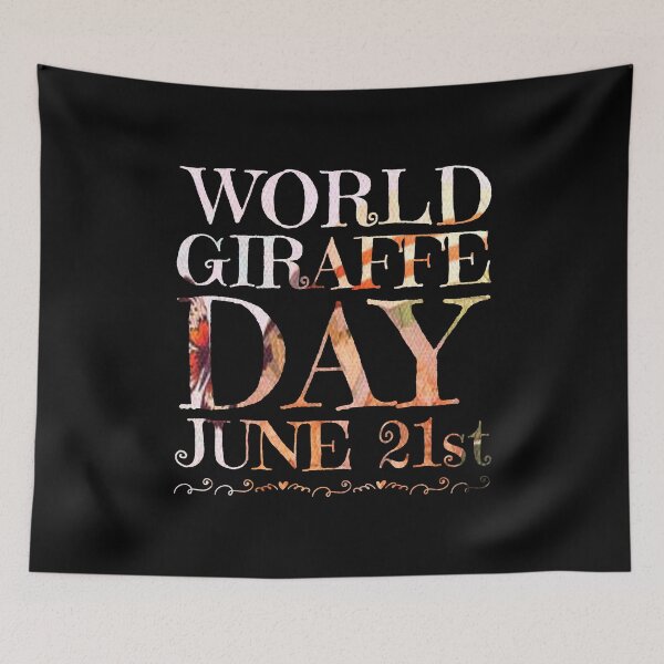 Item preview, World Giraffe Day designed and sold by PetSafari.