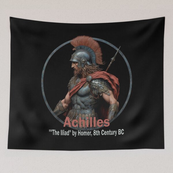 Item preview, Hero's Valor: An AI Tribute to Achilles designed and sold by JLCableStudio.