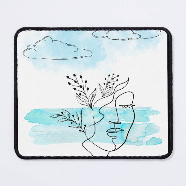 Item preview, Woman Blues Watercolor - Square designed and sold by cocoCabot.