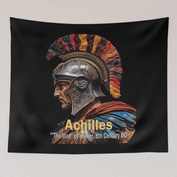 Item preview, Hero's Valor: An AI Tribute to Achilles designed and sold by JLCableStudio.