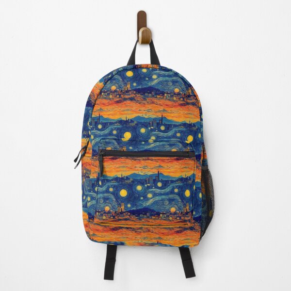 Artikelvorschau, Von Van Gogh inspiriertes Skyline-Gemälde entworfen und verkauft von gleemrr.