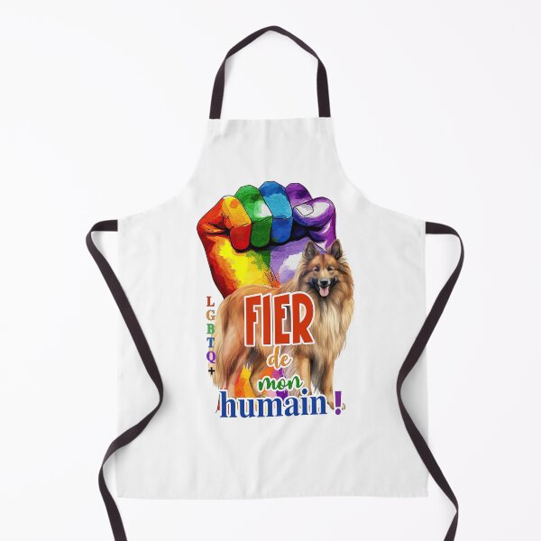 Item preview, Belgian Shepherd Dog Tervueren (Belgian Tervuren), Proud of my human, LGBTQ+ for Shepherd dog lovers, in French designed and sold by isaweb.