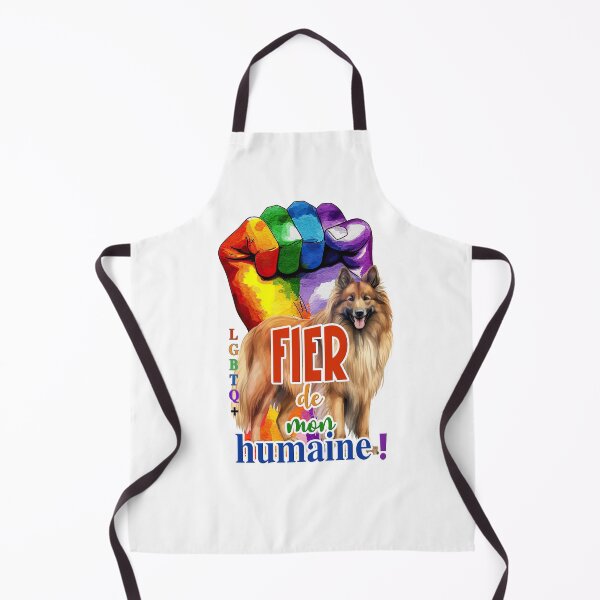 Item preview, Belgian Shepherd Dog Tervueren (Belgian Tervuren), Proud of my human, LGBTQ+ for Shepherd dog lovers, in French designed and sold by isaweb.
