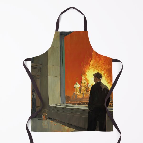Aperçu de l'œuvre Le Kremlin brûle 4 créée et vendue par Kim Kanger.