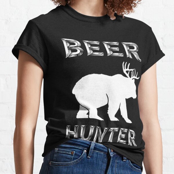 Hunting weekend alcohol beer funny hunter mens t-shirt