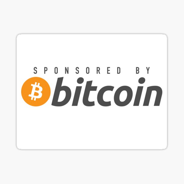 Item preview, Sponsored by Bitcoin designed and sold by shpinggg.