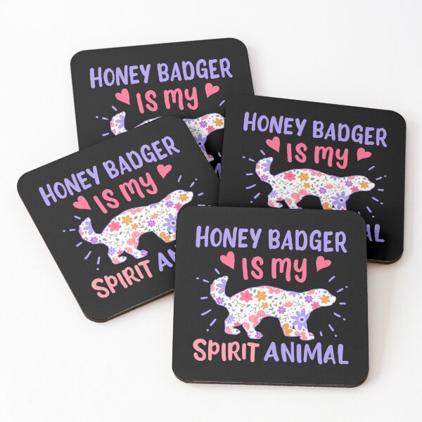 Item preview, Honey Badger Spirit Animal designed and sold by Mealla.
