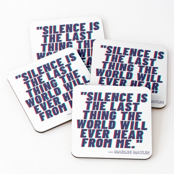 Item preview, Silence is the last thing the world will ever hear from me. designed and sold by Univers Gifts.
