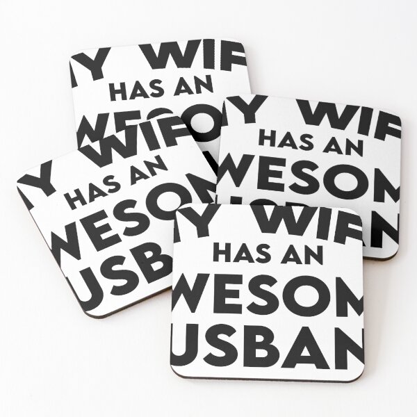 Item preview, Husband Gift My Wife Has An AWESOME Funny Shirt Men - Husband Gift Shirt Wedding Gift Mens Shirt Anniversary Gift V Neck Tee designed and sold by BRILMO.