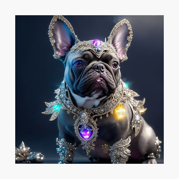 Artikel-Vorschau von Französische Bulldogge mit Juwelenkunst, inspiriert von Hunderassen, designt und verkauft von CDC40.