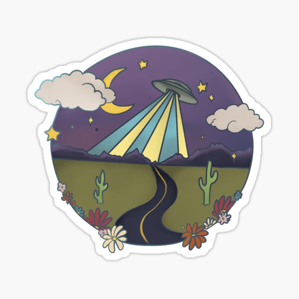 Item preview, ufo desert designed and sold by PlayGhoulArt.