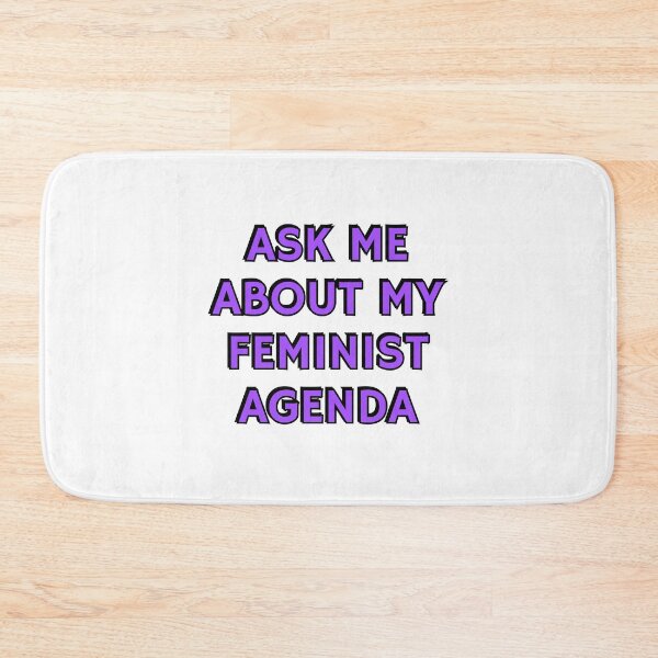 Item preview, Feminist slogans - Ask me about my feminist agenda designed and sold by Inspirationmotivation.