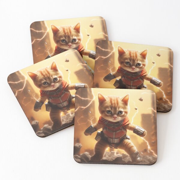 Item preview, Superhero cat designed and sold by PurrrfectPrints.