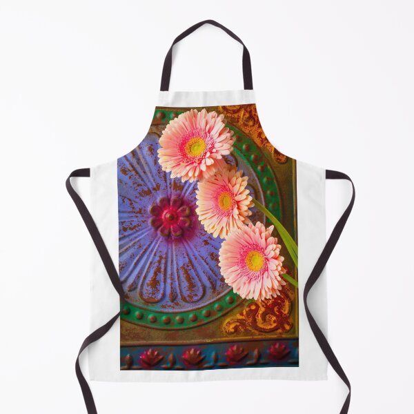 Item preview, Three Pink Daisies Aaginat Tin Wall designed and sold by Garry Gay.