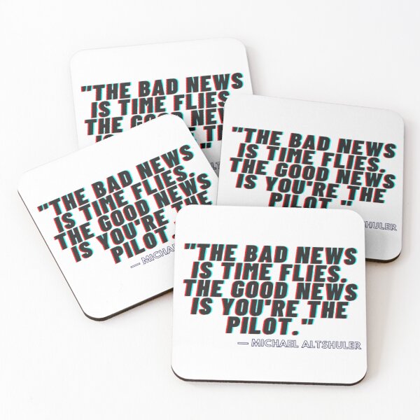 Item preview, The bad news is time flies. The good news is you're the pilot. designed and sold by Univers Gifts.