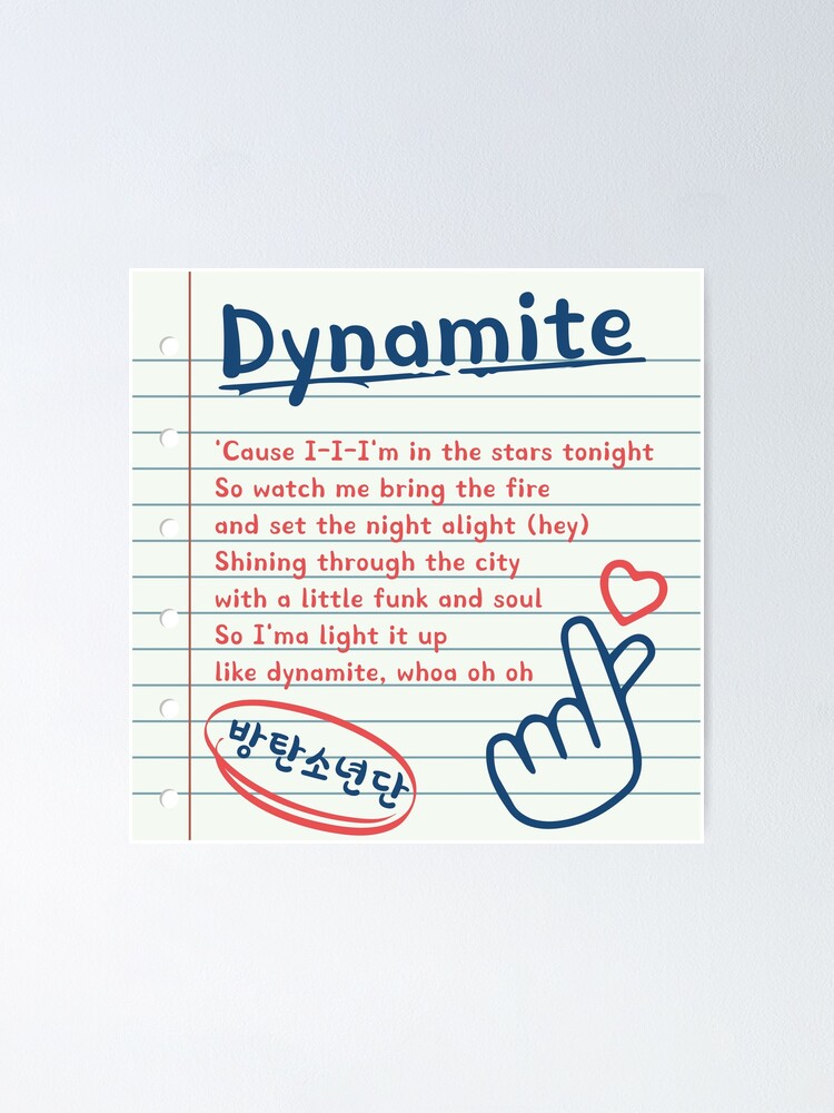 Dynamite lyrics outlet