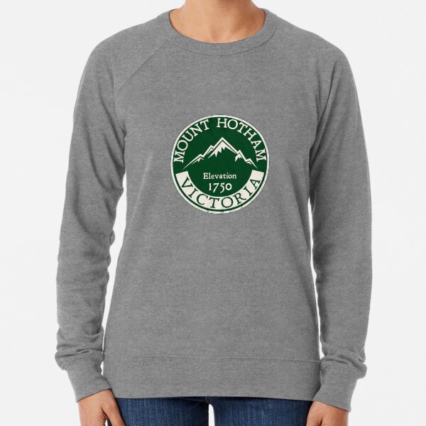Ski Mount Hotham Victoria Australia Skiing Snowboard Mt Lightweight Sweatshirt