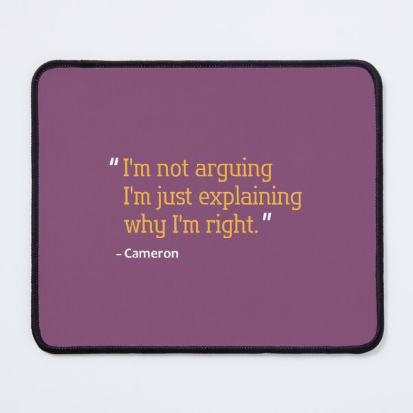 Item preview, CAMERON 	 Quote Funny Birthday Personalized Name Idea 		 designed and sold by bmgnbory94.