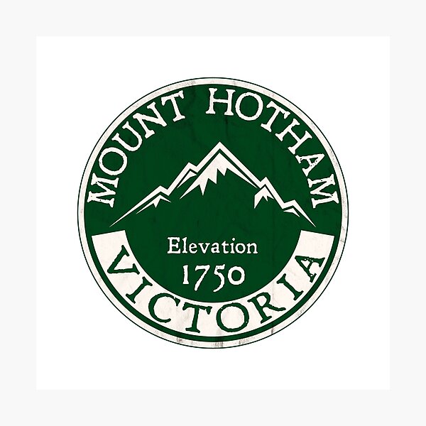 Item preview, Ski Mount Hotham Victoria Australia Skiing Snowboard Mt designed and sold by DESTINATIONS DECAL.