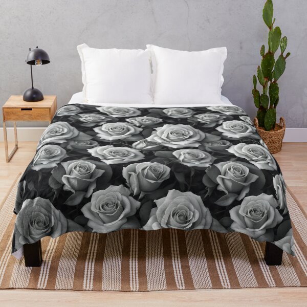 Aperçu de l'œuvre Black and White Roses créée et vendue par Derek Gillette.
