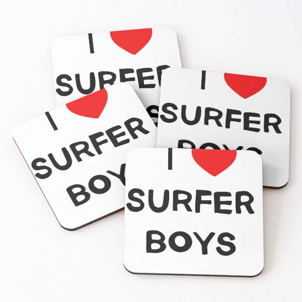 Item preview, I love surfer boys designed and sold by chelsealovesyou.