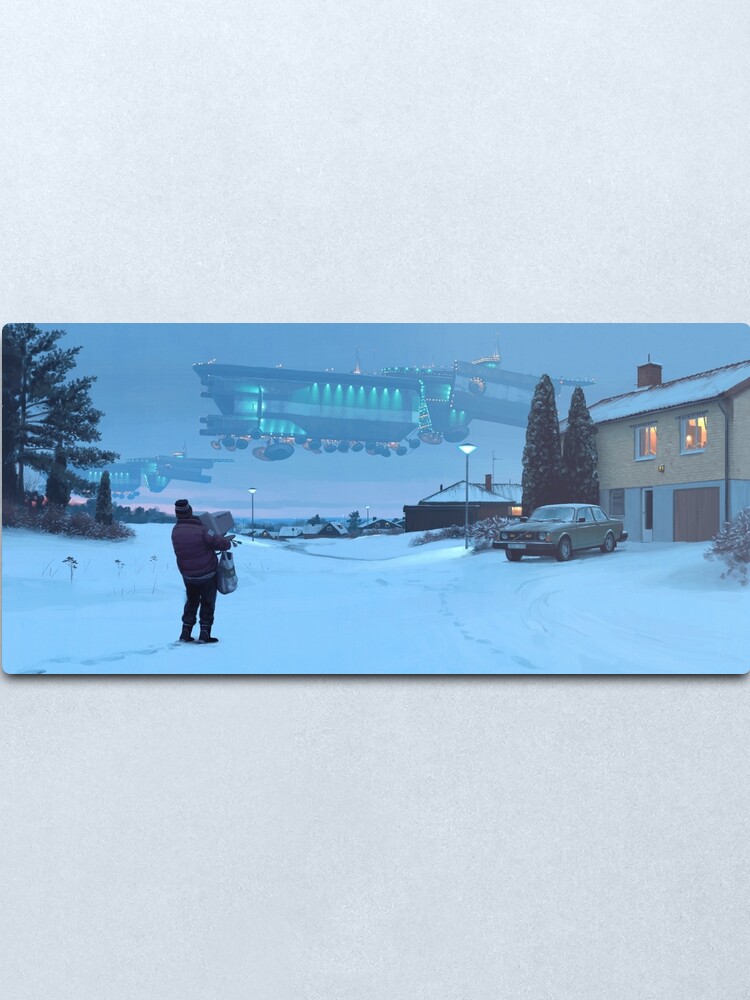 Alternate view of Closing The Loop Metal Print
