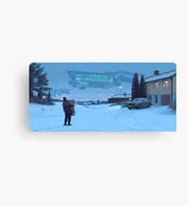Closing The Loop Canvas Print