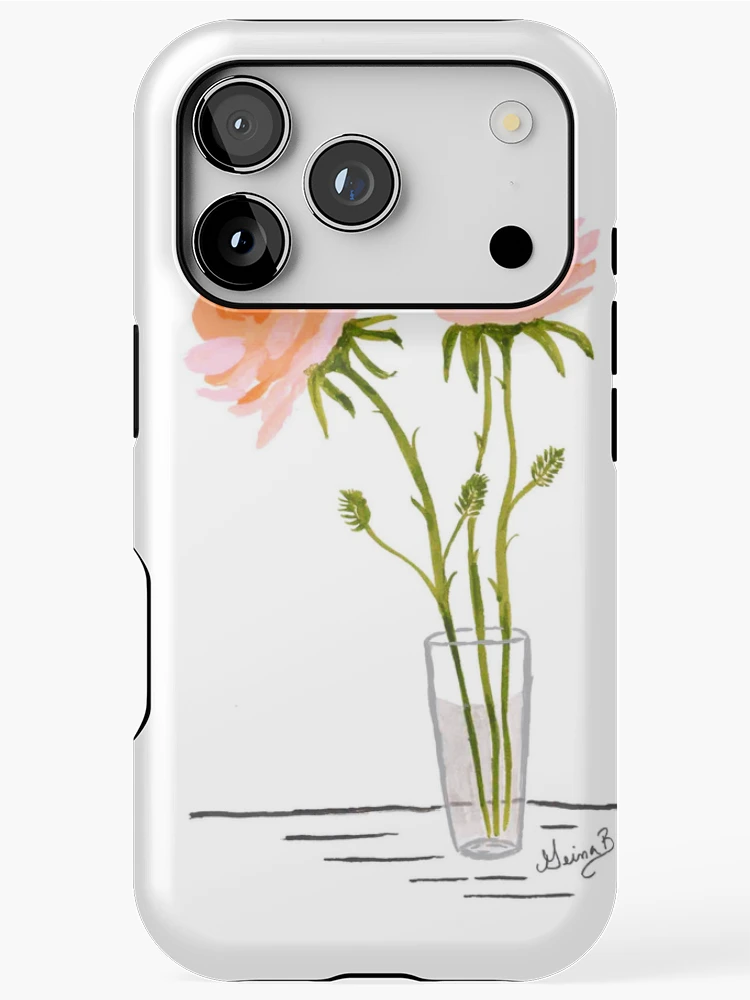 Thumbnail 1 of 4, iPhone Case, Hello Pretty (Roses) designed and sold by GeinaB.