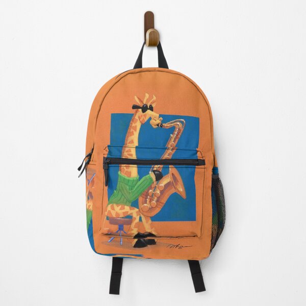 Item preview, Cartoon - Giraffe Playing Jazz Sax designed and sold by AnsonsArtZoo.